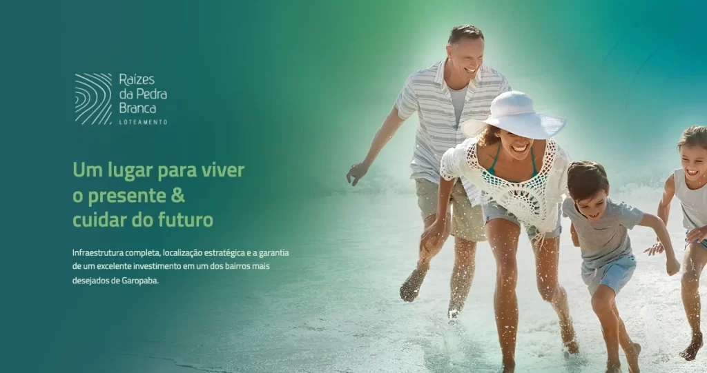 Raízes da Pedra Branca - Um lugar para viver
o presente &
cuidar do futuro
Infraestrutura completa, localização estratégica e a garantia de um excelente investimento em um dos bairros mais desejados de Garopaba.